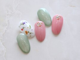 押し花☆マグ☆ホログラムハート