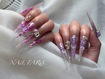 ネイルファリス(NAiL FARiS)/グラデーション×パーツmix