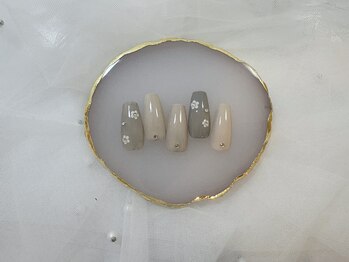 サンプル◎お花ネイル