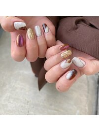 ニュアンスネイル 個性派