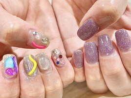 個性派ちぐはぐネイル★
