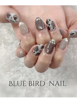 ブルーバードネイル(Blue bird nail)/グレージュニュアンスnail