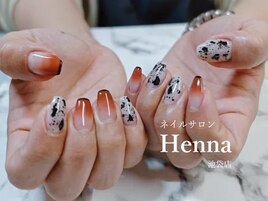リゾート派手ネイル