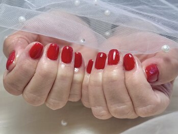 マハロネイル(Mahalo Nail)/レッドワンカラー/¥5980
