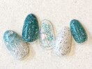 サンドネイル/海ネイル/透明感