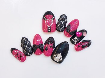 ネイルコレクション ピンク(Nail Collection Pink)/オーダーネイルチップ☆闇かわ