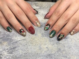 クリスマスネイル