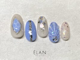 ドロップネイル×ぷくぷくシェル