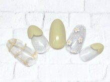 アルセア 上野御徒町店(Alcea)/チェック　クリア　フレンチ　花