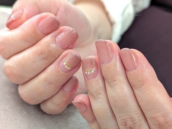 エムスラッシュ ネイル センター北店(M.SLASH)/パラジェル　ネックレスアート