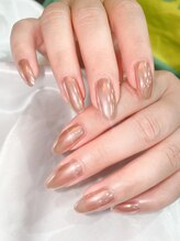 エクラ(eclat)/ピンクミラーネイル