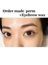 エトラ 渋谷(etora)/オーダーメイドパーマ＋眉WAX