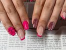 Pink French ribbon.