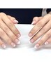 新規オフ無料！【hand】フレンチネイル(クリアベース)¥7000