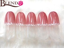 ブレンド 広尾店(BLEND)/フレンチとレース風ライン