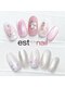 エストラッシュアンドネイル 銀座店(est lash&nail)の写真/お仕事柄爪を長く出来ない方/丸爪/ちび爪の方におすすめ♪短い爪でも可愛いデザインを豊富にご用意☆