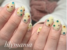 リリーママネイルサロン/カラフルストーン