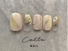 カラネイル 南森町店(calla nail)/水彩アート