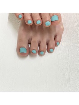 サロンモワ(salon mowa)/☆ターコイズカラーネイル☆