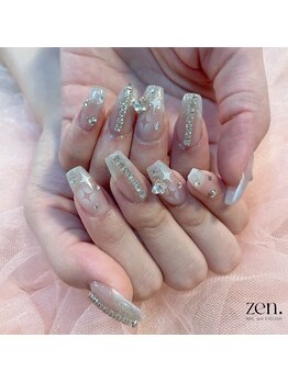ゼン(zen.)/キラキラ韓国ネイル