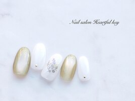 ミモザネイル¥9000