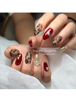 リノ(Lino)/レオパード×ボルドー