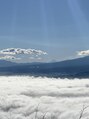 リュクスアンドコー 上田店(Luxe&co.) たくさんの方々に愛されている太郎山から、富士山が見えました。