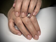 ヒミツキチ 恵比寿店(himitsukichi)/写楽の浮世絵ワンポイントネイル