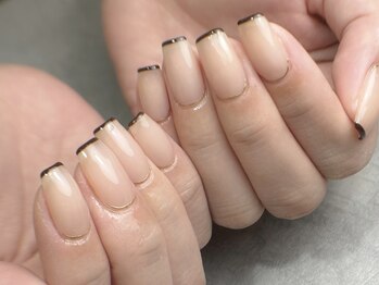 クロレ(Nail Salon COLORE)/スキニーフレンチ 担当:粥川