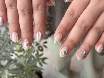 レトネイル レトネイル 大阪梅田(reto nail)/ニュアンス/ブルーマグネット/夏