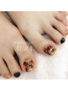 ネイルアンドアイラッシュ アウラ(AURA)/Foot Nail