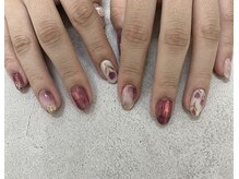 ミュゼアート(musee art)/秋のフラワー　ニュアンスネイル