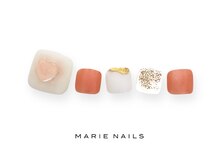 マリーネイルズ 大阪梅田店(MARIE NAILS)/フット新規様6000円0824f 桃