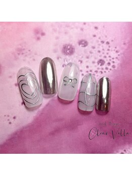 ネイルサロンクリアヴィラ(nail salon clear villa)/Y2Kネイル¥11990