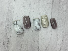～大理石ネイル～