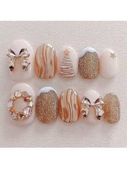 クリスマスネイル