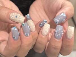 お花ニュアンスデザイン
