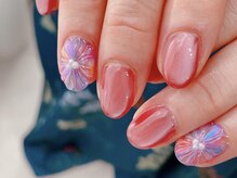 デシカ(DeSica)/大人フラワーネイル＊手描きart