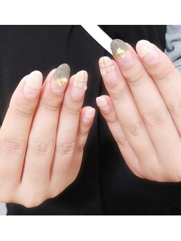 フレンチネイルで気分転換