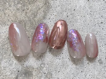 ネイルドッグ(NAIL DOG)/ピンクゴールドニュアンス♪