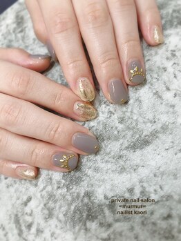 プライベート ネイルサロン マーマ(murmur)/ホイルアートネイル