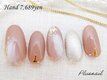 プラスネイル 北千住東口店(PLUS NAIL)/【732】定額7,689円金箔ネイル