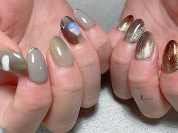 アイネイルズ 渋谷店(I nails)/ちぐはぐWinter ¥8980[渋谷]