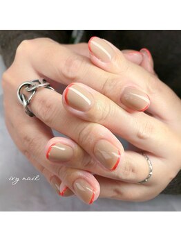 アイビーネイル(ivy-nail)/細フレンチ♪