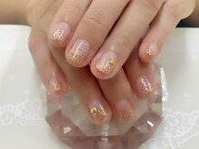 プルミエ ネイル(Premier Nail)/ピングゴールド☆ラメグラ