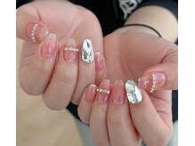 ティーアンドビー ネイルスタジオ(T&B NAIL STUDIO)/トレンドワンホンちゅるんネイル