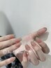 【学割U24】カラーフレンチ うるうるベースカラー付き　¥5200