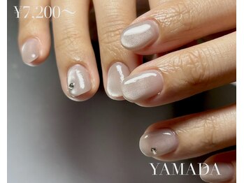 マグネット/水光ネイル