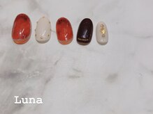 ネイルアンドまつ毛エクステ ルーナ イオン相模原店/定額10500　べっ甲ネイル