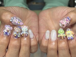 新宿３dネイルキャラクター